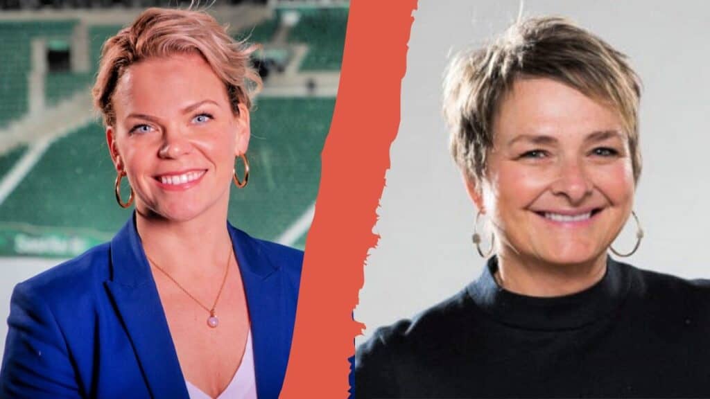 Miriam Johnson Sask Roughriders Pam Klein Phoenix Group