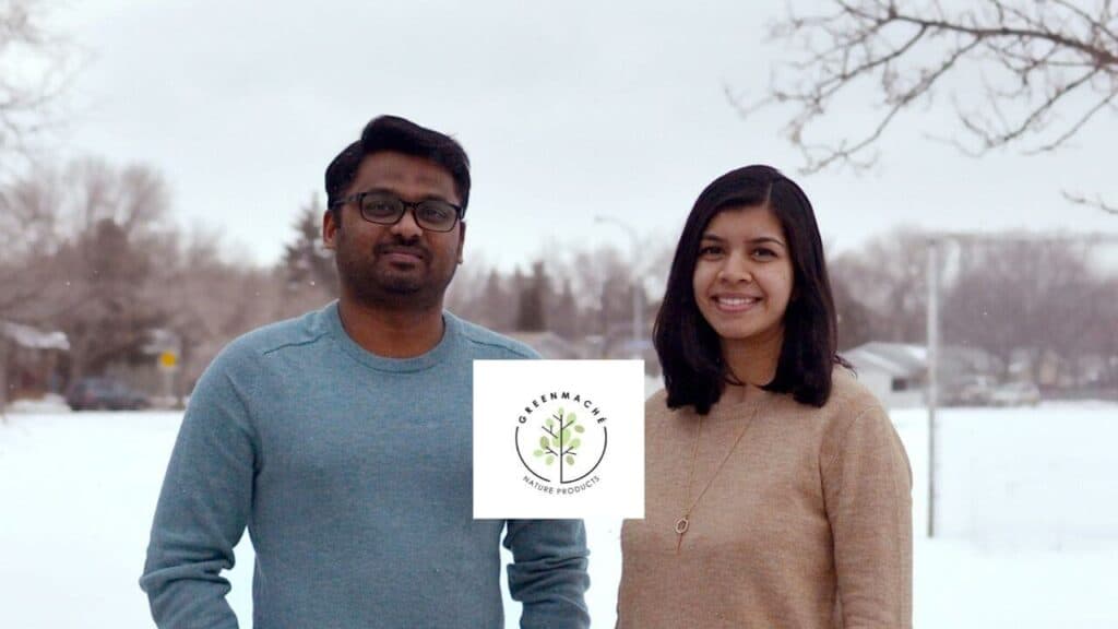 Richard Arockiasamy and Sanjana Kumta from GreenMache