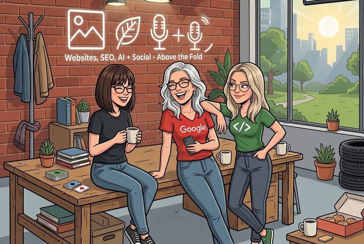 The team collaborating